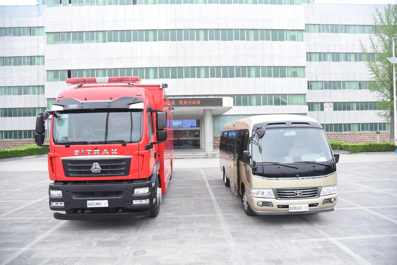 拓界新领域 布局新市场——海威英达餐车、运兵车顺利交付山东煤田地质局